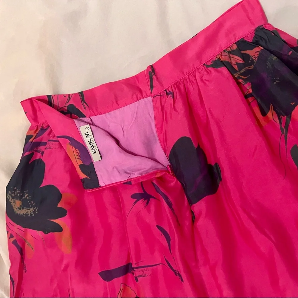 Sam & Lavi silk floral skirt - Picture 2 of 2